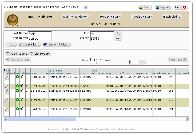 Finding the Document you are looking for using an Easy Filter System